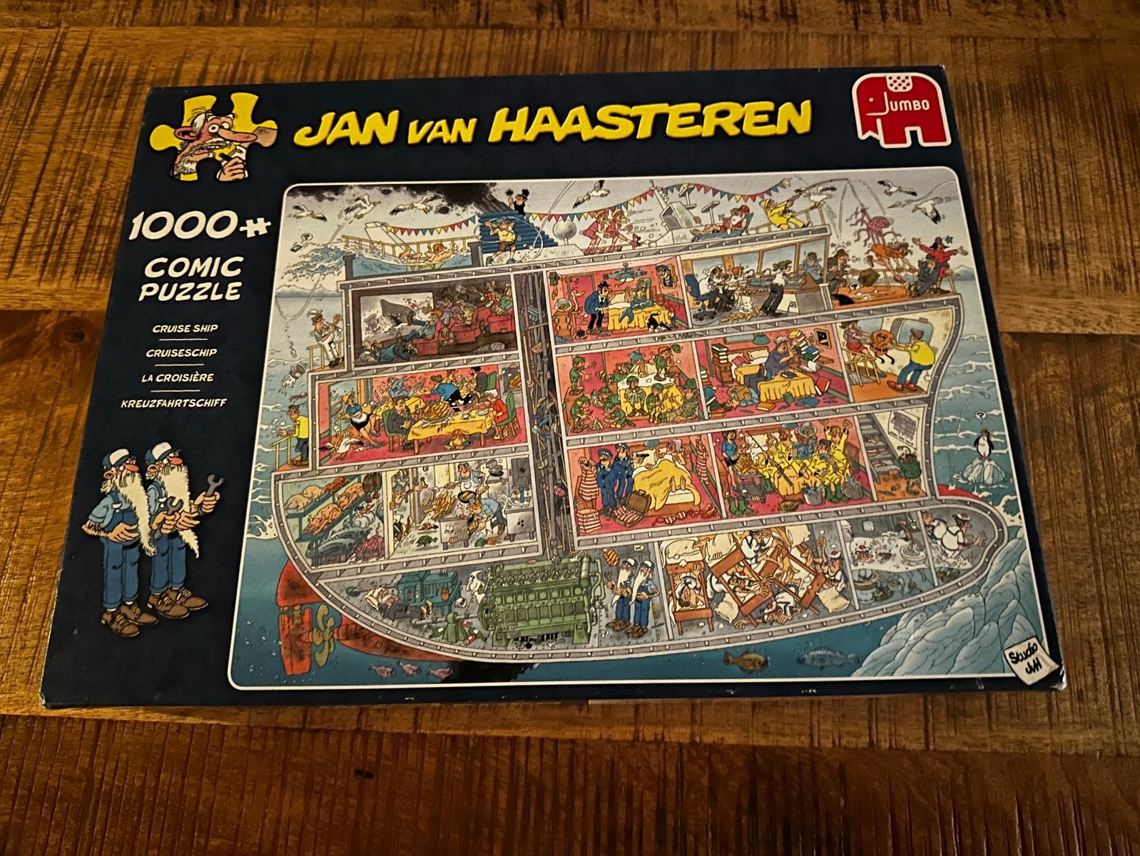 Jan van Haasteren - Cruise Schip 1000 stukjes, Ophalen of Verzenden, 500 t/m 1500 stukjes, Zo goed als nieuw, Legpuzzel