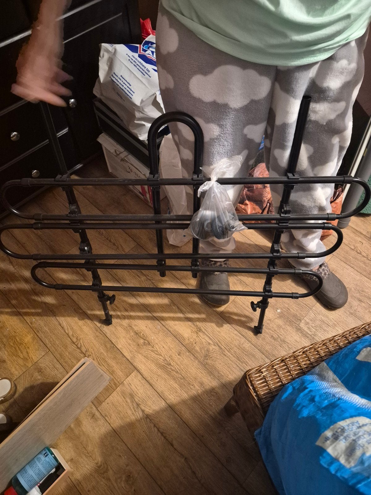 universeel, verstelbaar hondenrek of bagagerek voor de auto, Ophalen, Gebruikt