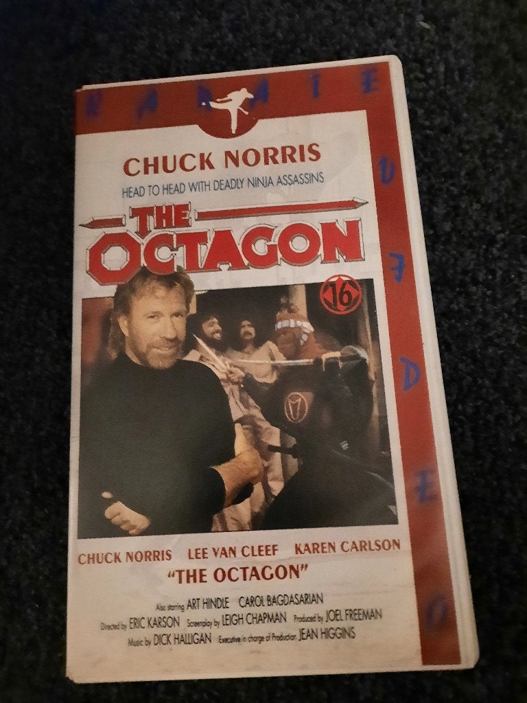 THE OCTAGON! Aktie Klassieker met Chuck Norris Op VIDEO!, Vanaf 16 jaar, Verzenden, Zo goed als nieuw, Actie en Avontuur