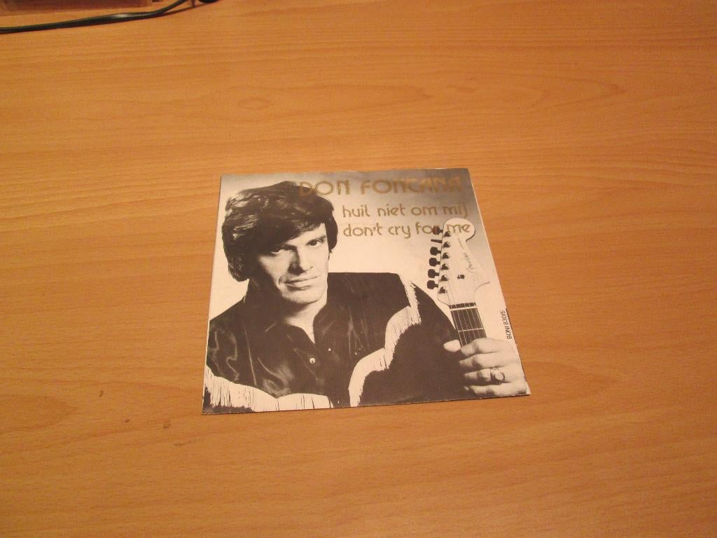 Don Fontana ‎- Huil Niet Om Mij / Don'T Cry For Me, Ophalen of Verzenden, Gebruikt, Pop