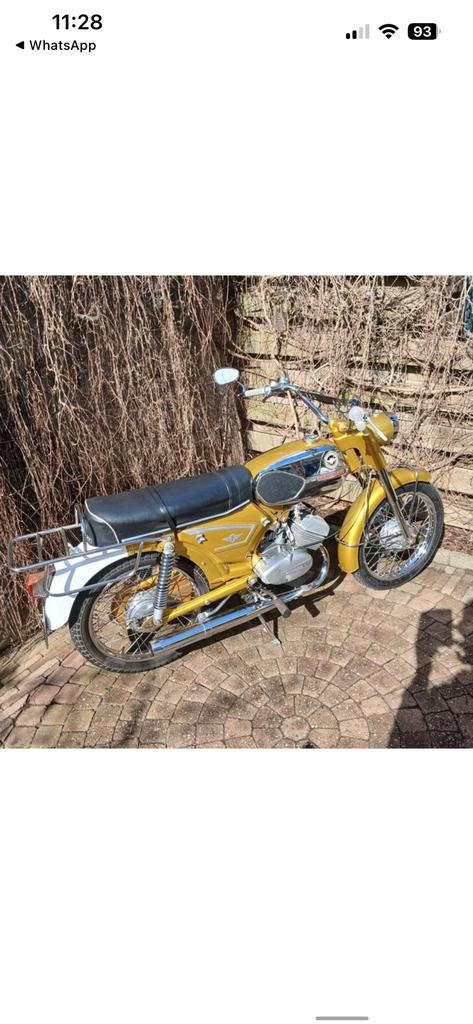 Zündapp Gouhaan 517/ 39 liste 0 bj 1973  met geel kenteken, Fietsen en Brommers, Brommers | Zundapp, Zo goed als nieuw, Overige modellen