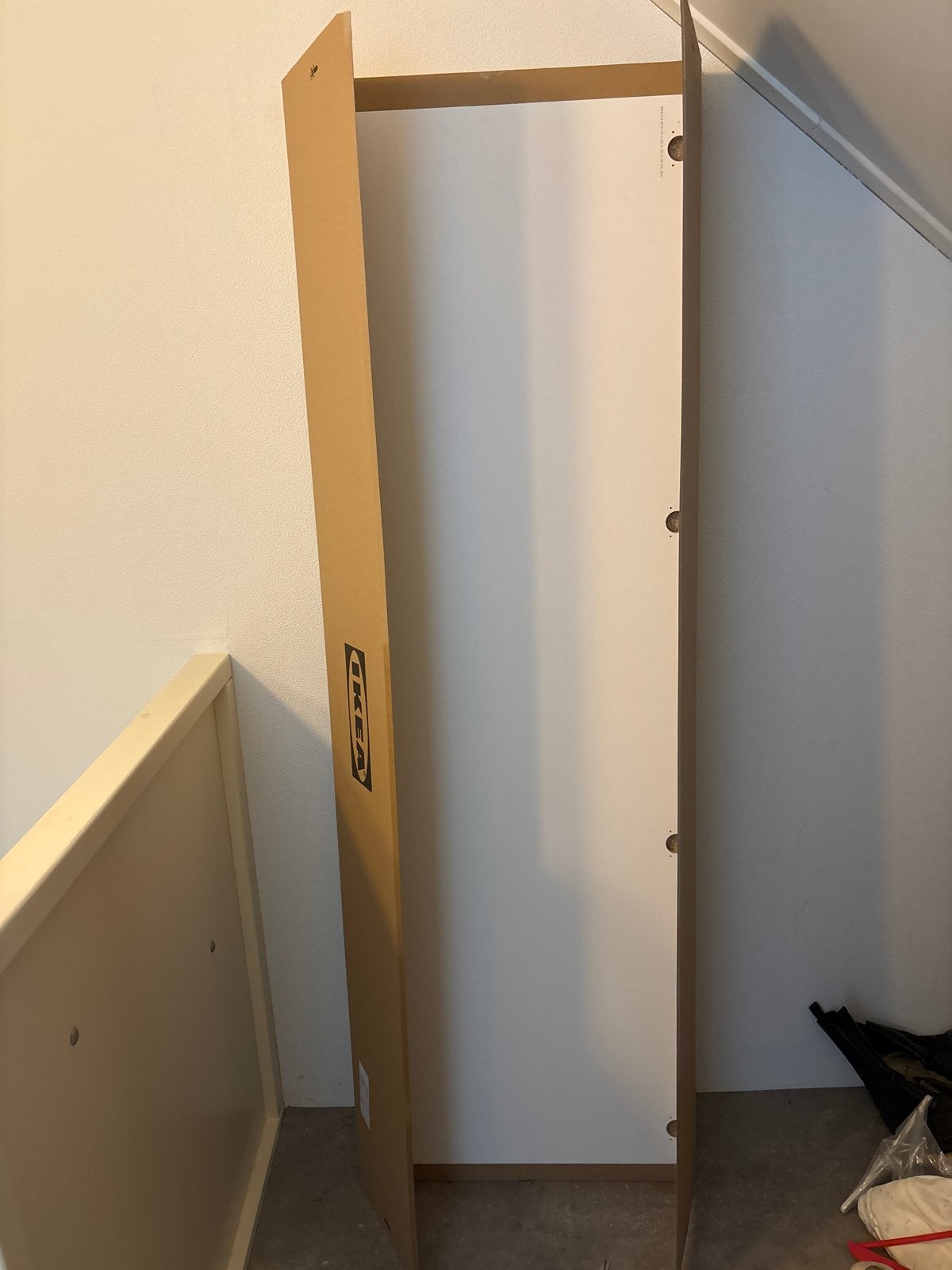 IKEA Fonnäs 16684 deur, 180 x 60 cm, Ophalen, Met plank(en), 200 cm of meer, Nieuw