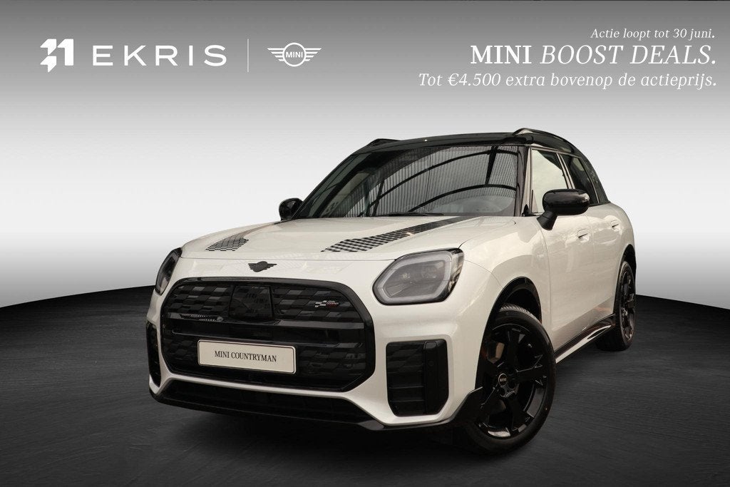 MINI Countryman E John Cooper Works Uitvoering | Pakket M |, Stof, Zwart, Countryman, Stuurwielverwarming