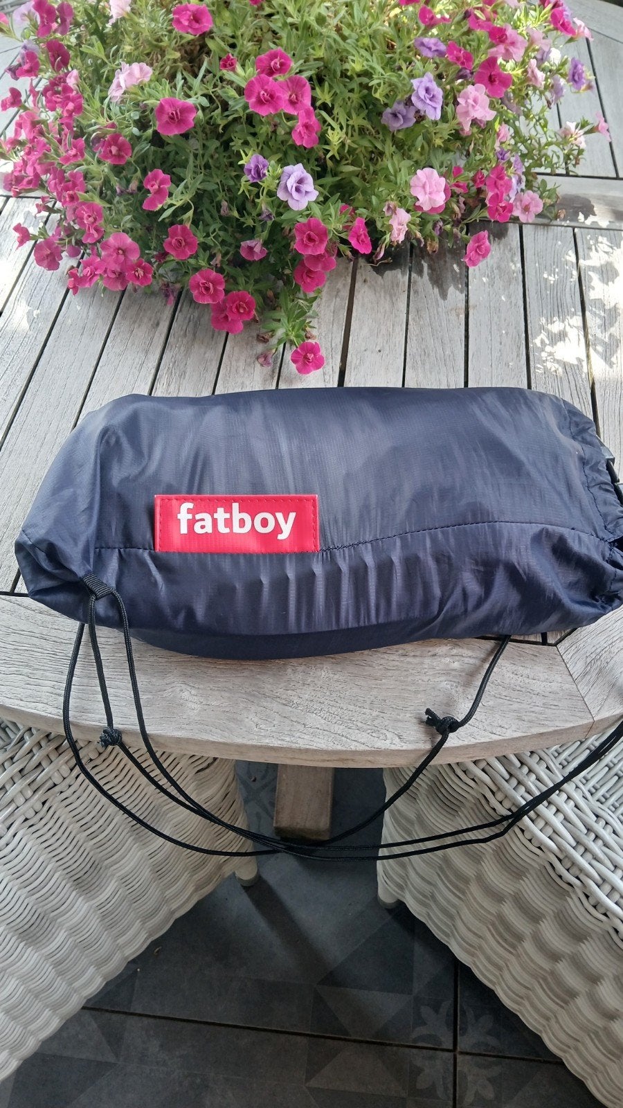 Fatboy Lamzac Luchtbed - Opblaasbaar en Draagbaar, Huis en Inrichting, Ophalen of Verzenden, Zo goed als nieuw