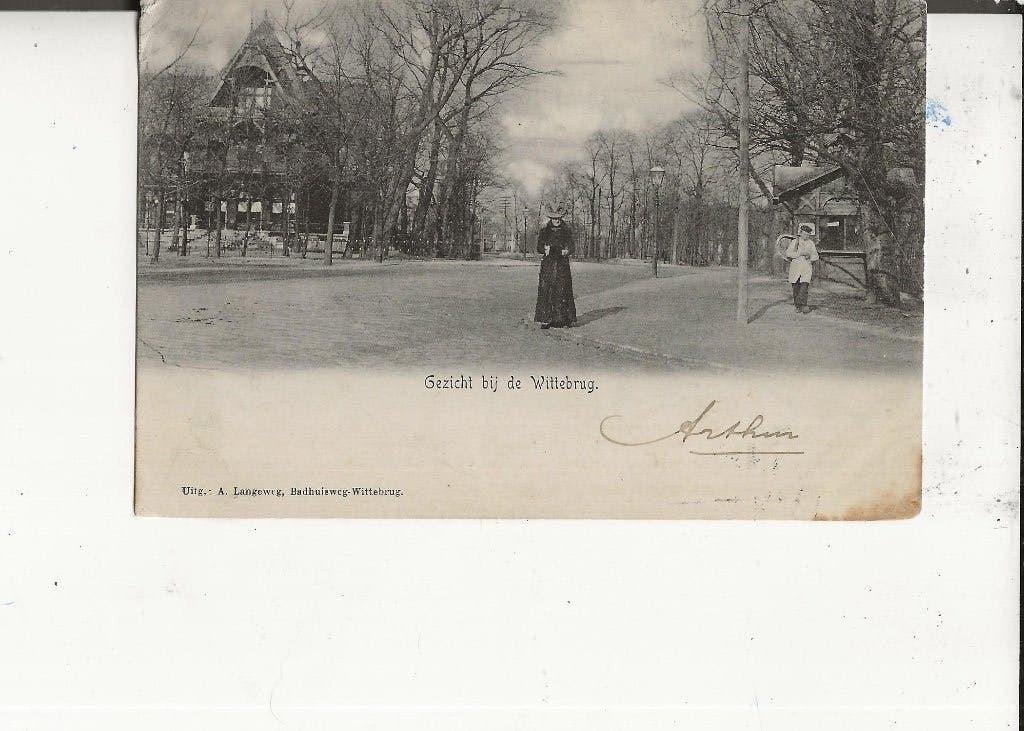 Scheveningen Wittebrug met slagersjongen 2 mei 1903, Ophalen of Verzenden, Voor 1920, Gelopen, Zuid-Holland