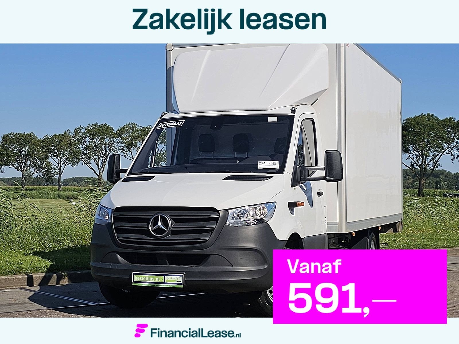 MERCEDES-BENZ SPRINTER 314 bakwagen laadklep!, Automaat, Elektrische ramen, Gebruikt, Euro 6