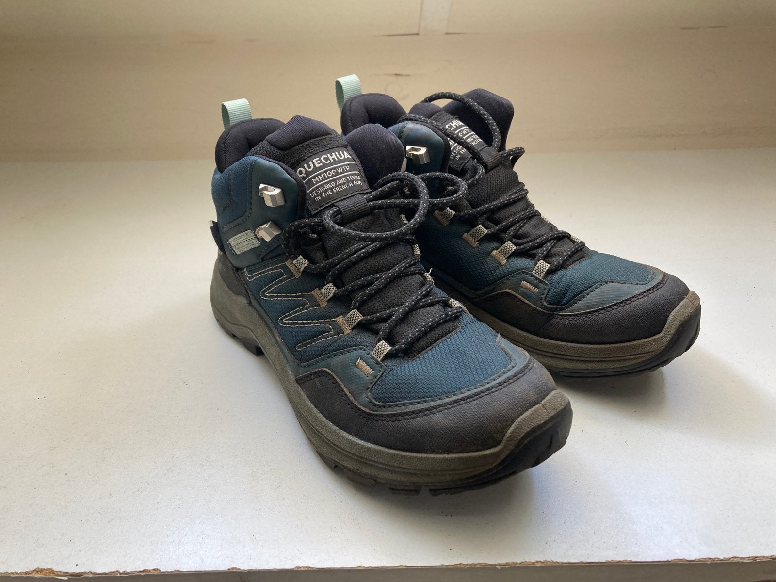 Quecha wandelschoenen MH100 blauw waterproof maat 37, Ophalen of Verzenden, Zo goed als nieuw, Schoenen