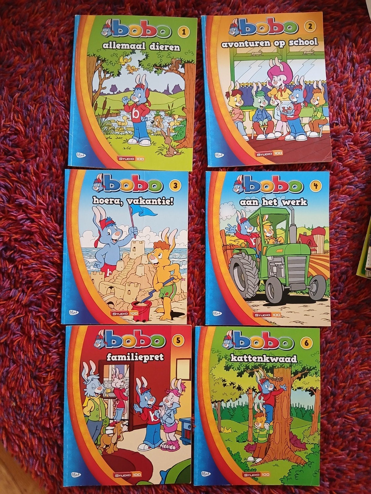 Bobo Boekjes Complete Serie - 6 Boekjes in Goede Staat, Fictie algemeen, Jongen of Meisje, Ophalen of Verzenden, Zo goed als nieuw