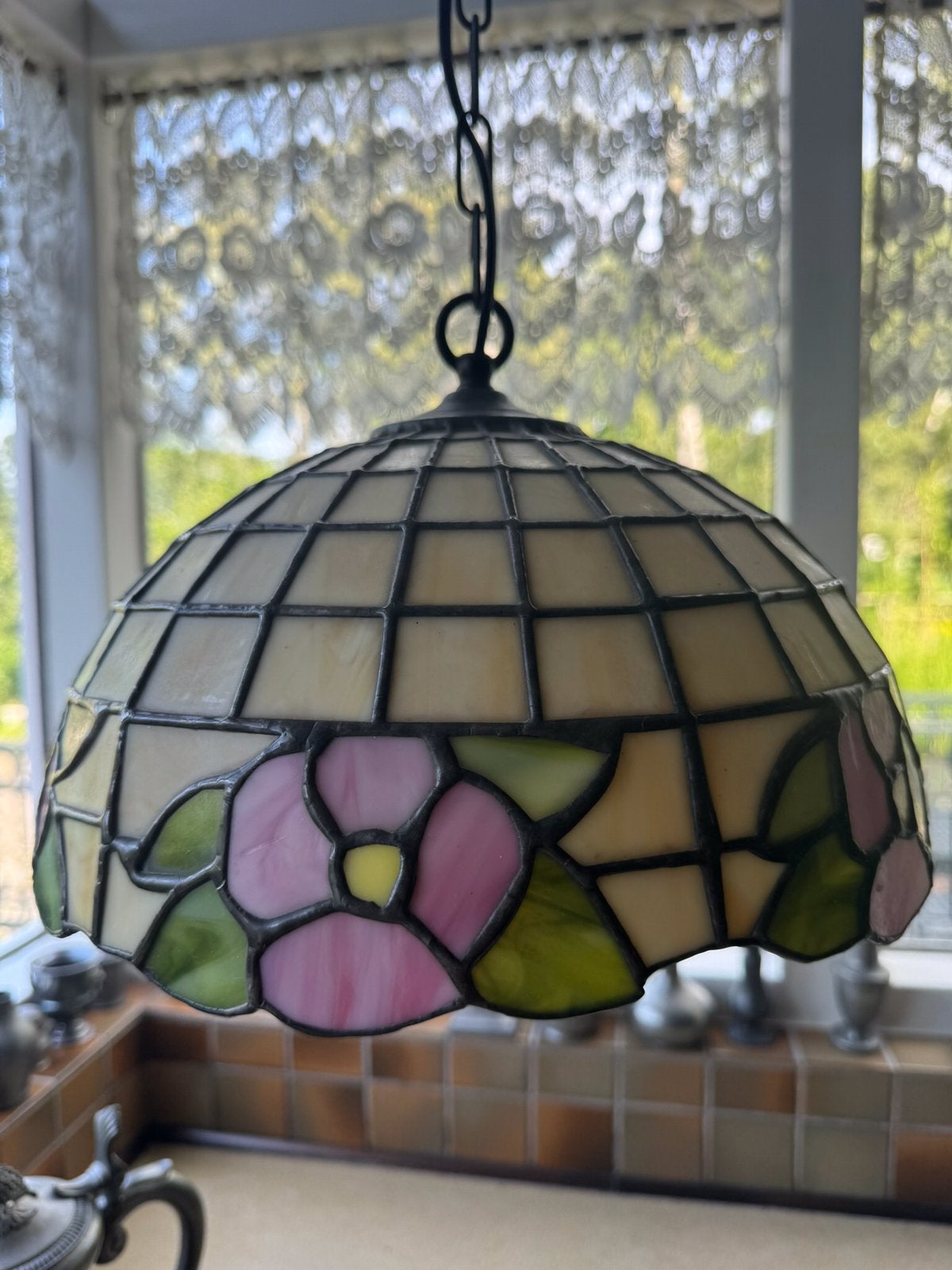 Tiffany Lamp originele oude handwerk, Ophalen