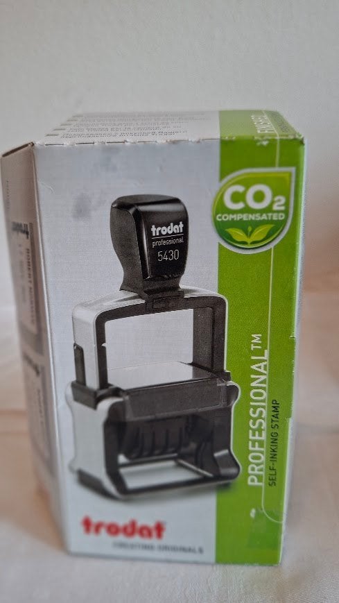 Trodat Professional 5430 Datum Stempel - Nieuw, Ophalen of Verzenden, Nieuw