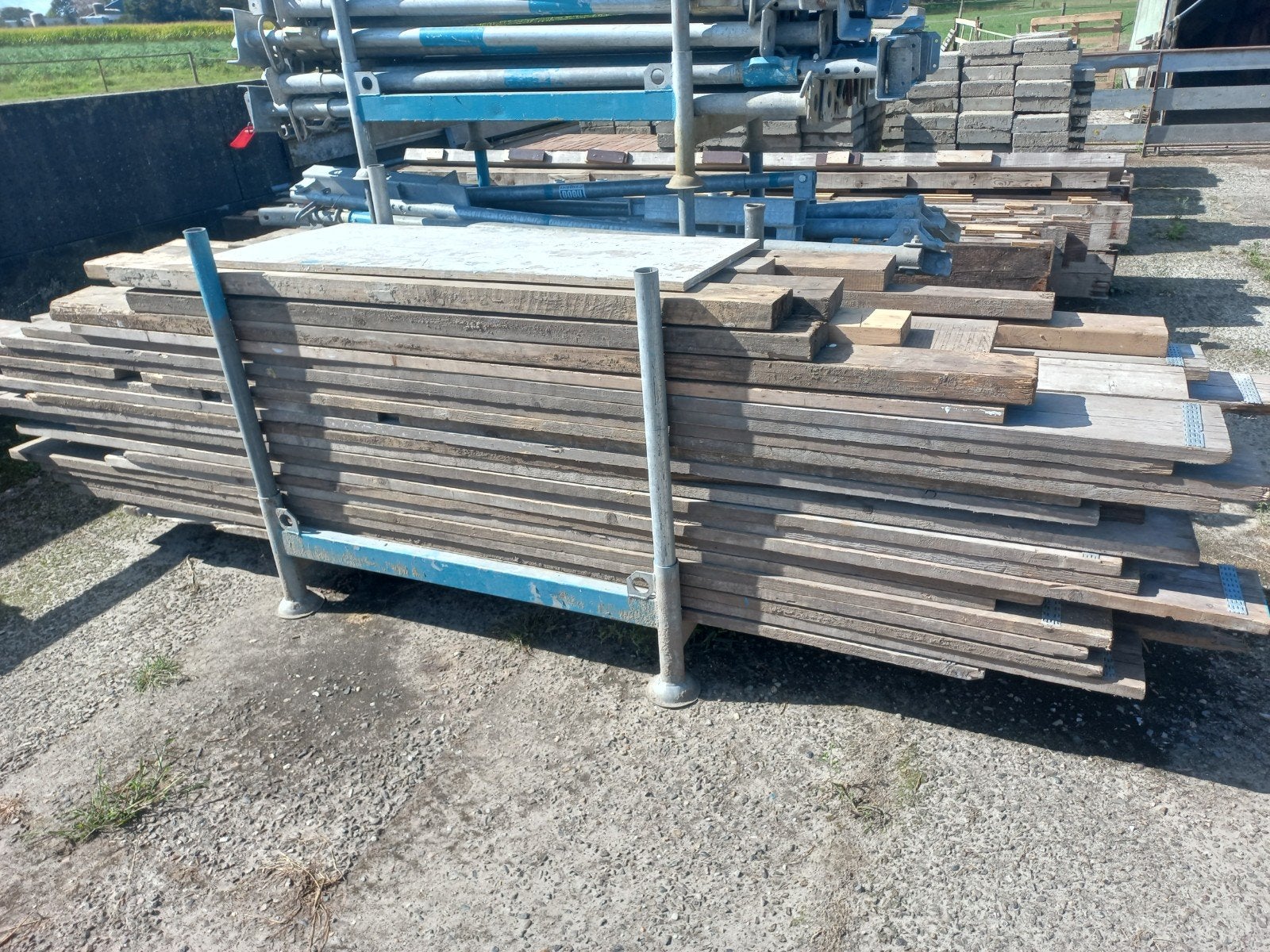 steigerplanken, Doe-het-zelf en Verbouw, Steigers, Ophalen, Gebruikt, Gevelsteiger, 2 tot 5 meter