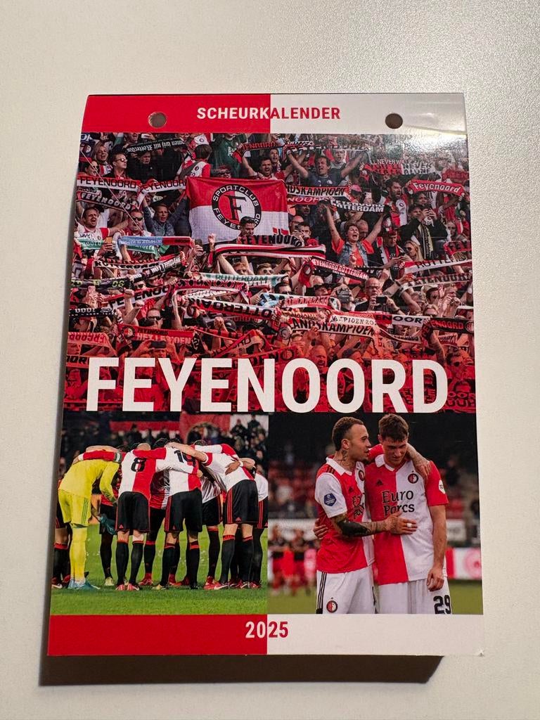 Feyenoord Scheurkalender 2025 - Nieuw, Ophalen of Verzenden, Nieuw, Feyenoord, Overige typen
