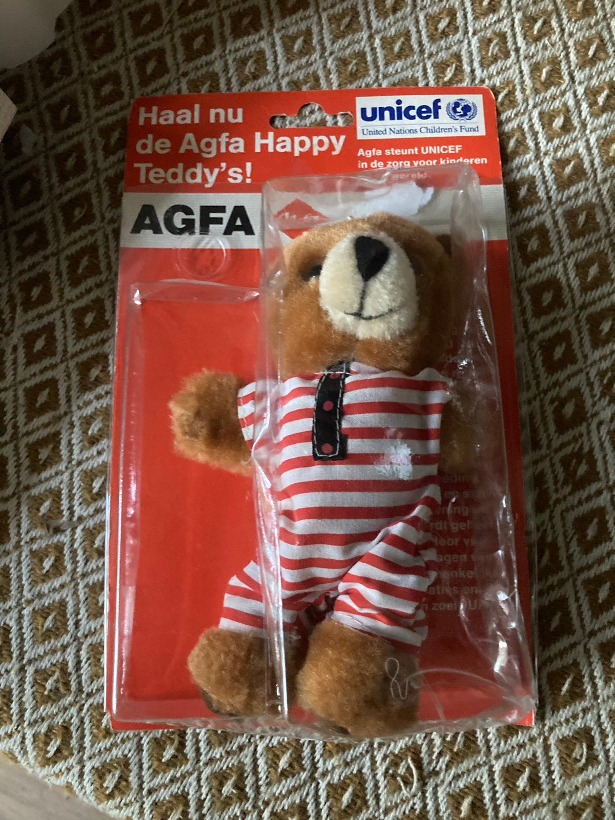 Agfa Happy Teddy's zwemmer knuffel - in originele verpakking, Verzamelen, Ophalen of Verzenden