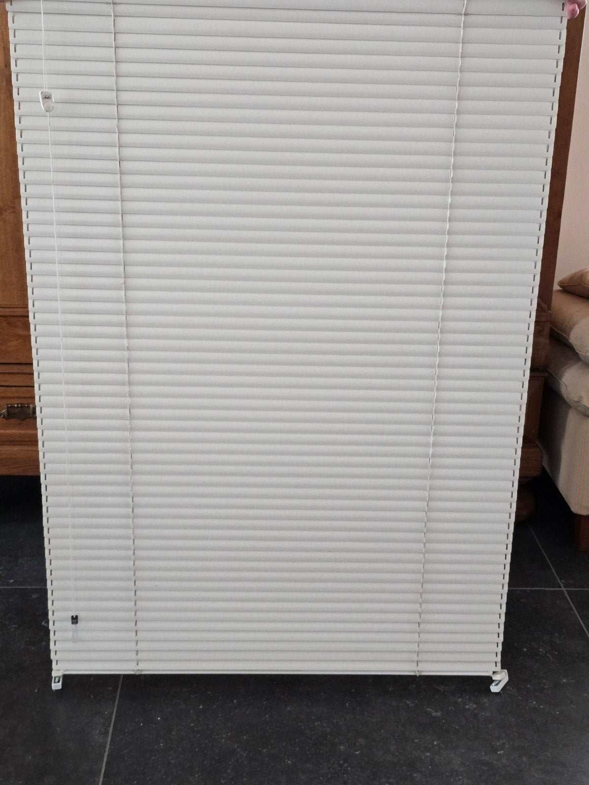Luxaflex aluminium witte jaloezieën (3 stuks)  B80xH118, Ophalen, Gebruikt, Wit, 118 cm