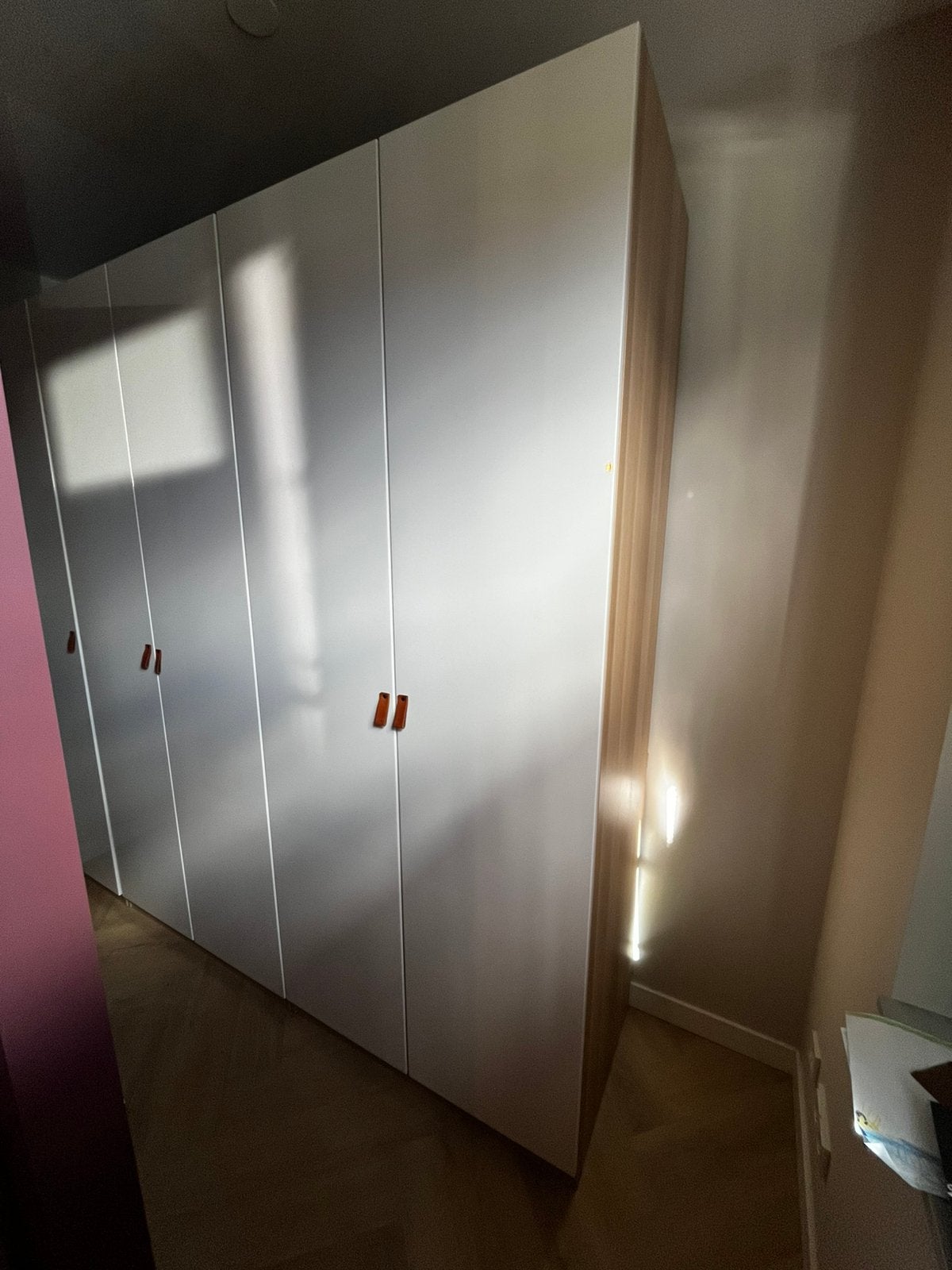 IKEA PAX DEUREN FADAL 6x HOOGGLANS WIT 50x229cm + basiselemt, Ophalen, Minder dan 50 cm, Met deur(en), 200 cm of meer