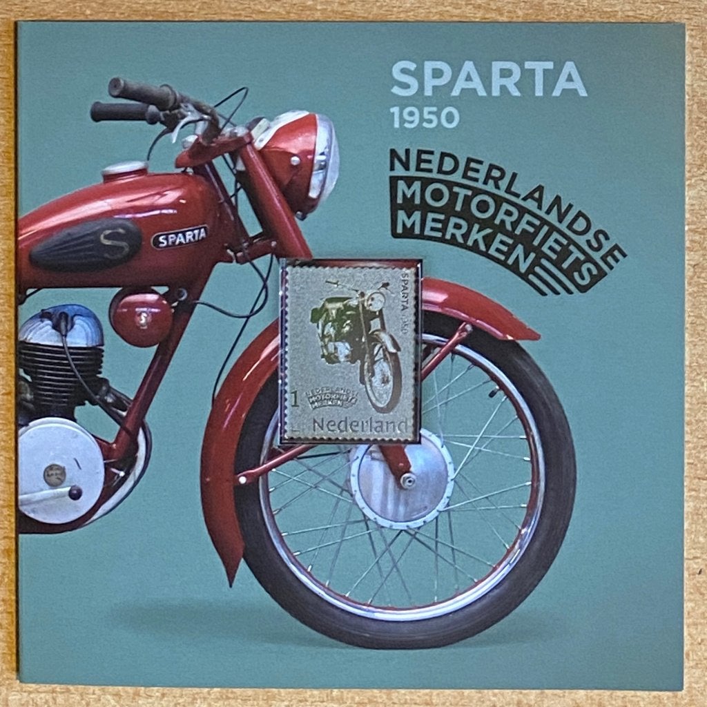 Zilveren zegel – Nederlandse motorfietsmerken – Sparta 1950, Ophalen of Verzenden, Na 1940, Postfris
