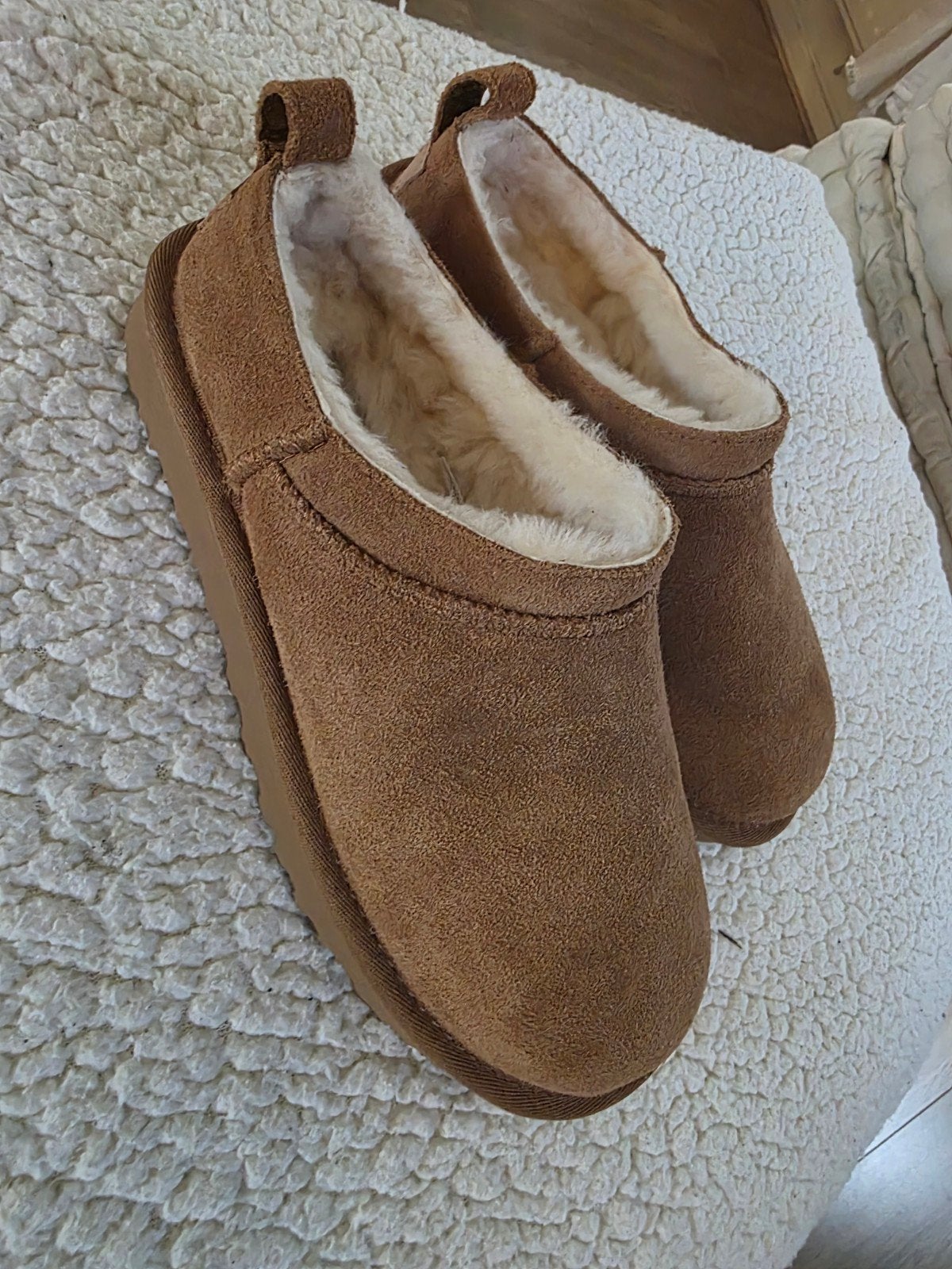 Nieuwe UGG Tasman pantoffels - Maat 37 Ongedragen, UGG, Bruin, Nieuw, Ophalen of Verzenden