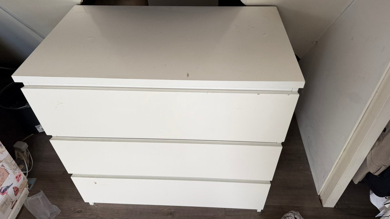 Ikea Malm ladekast 3 lades, Ophalen, Gebruikt, 50 tot 100 cm, 3 of 4 laden