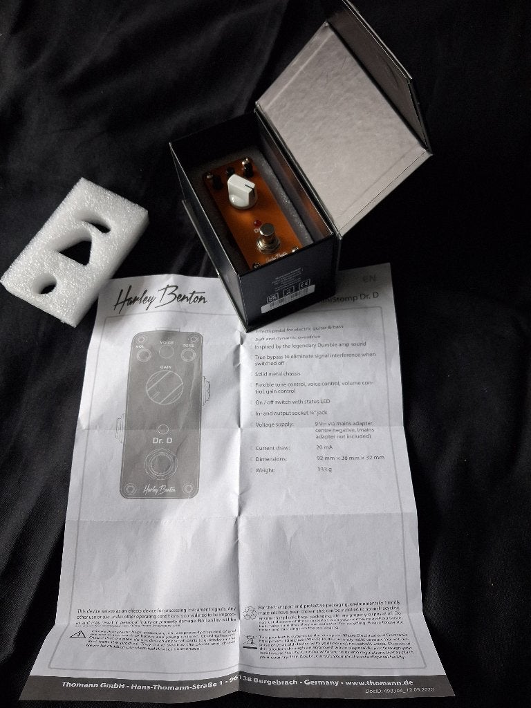 Harley Benton Dr D, Muziek en Instrumenten, Ophalen of Verzenden, Zo goed als nieuw, Distortion, Overdrive of Fuzz