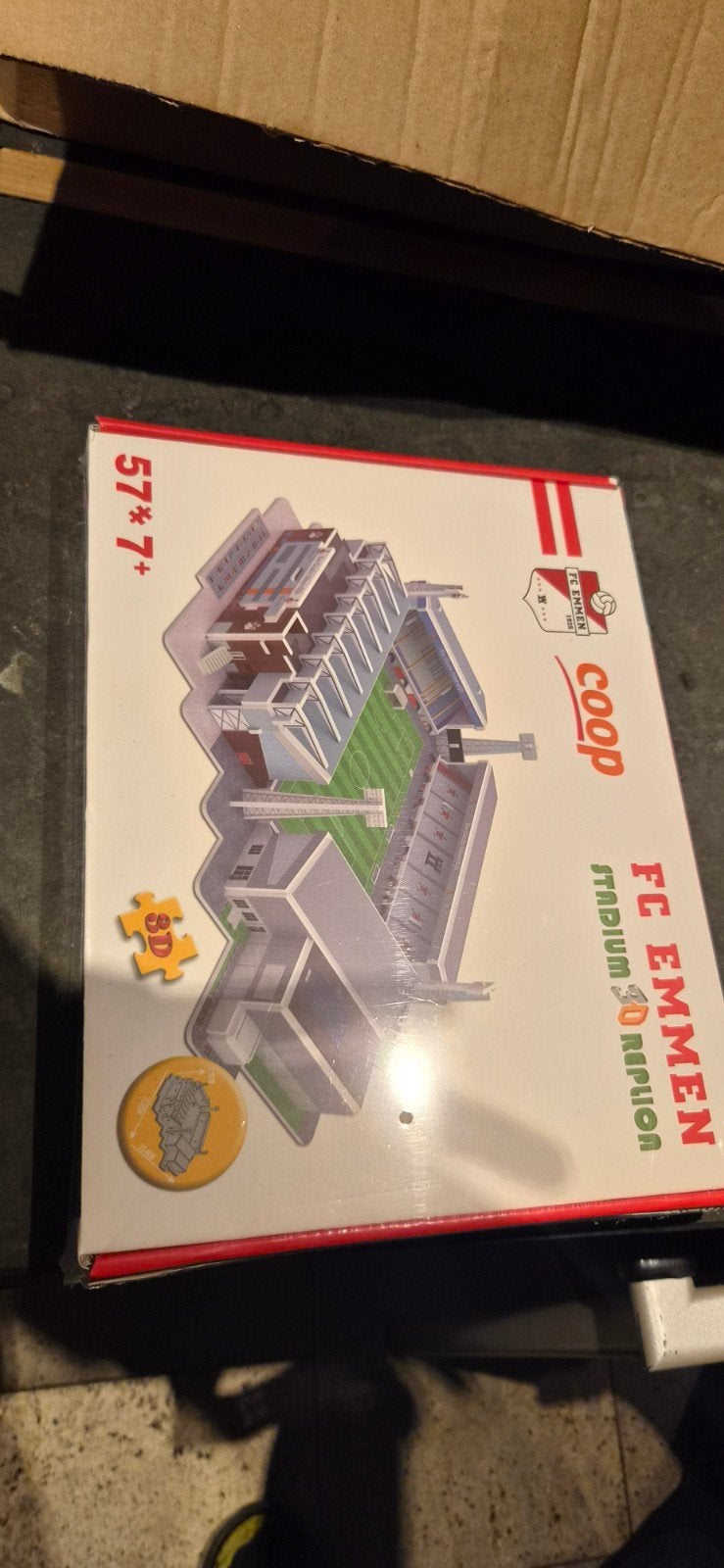 FC Emmen Stadion De Oude Meerdijk 3D-puzzel, Ophalen of Verzenden, Nieuw, Overige typen