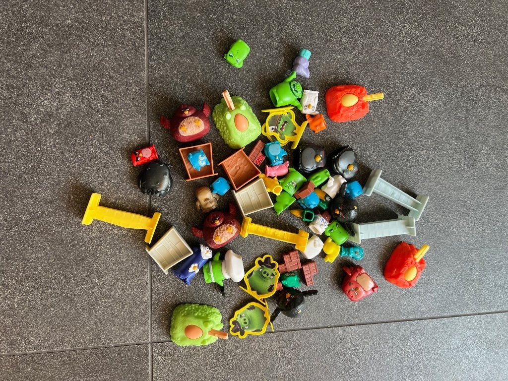 angry birds, Ophalen, Overige typen