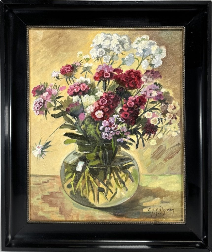 178. Olieverfschilderij, A.J. van Hijnen – boeket, 1944, Ophalen