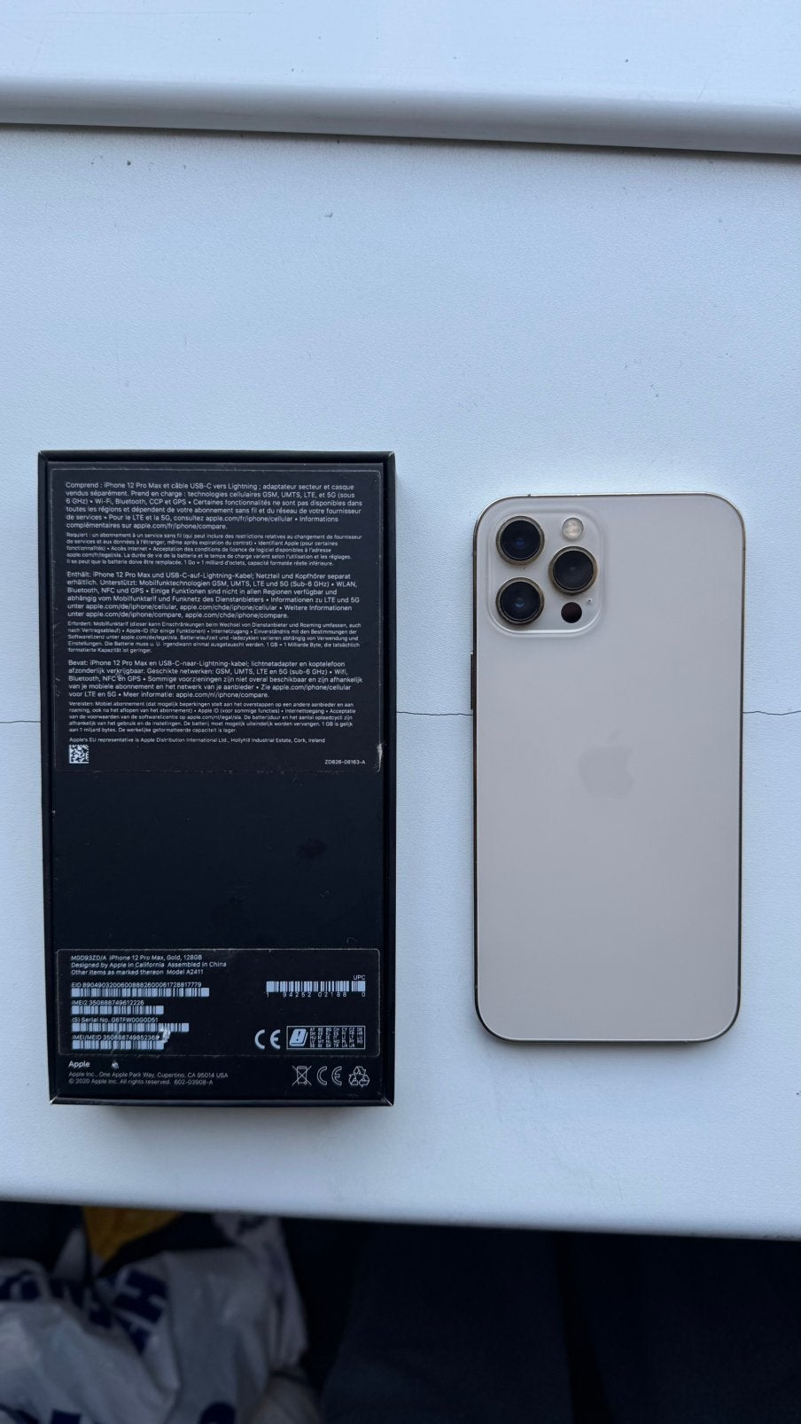 Iphone 12 pro max 128GB gold