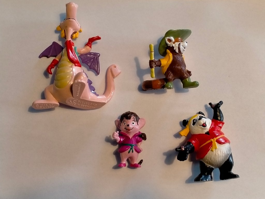 Bamboe beren Bamboo Bears Bullyland pvc figuren set serie, Ophalen of Verzenden, Zo goed als nieuw