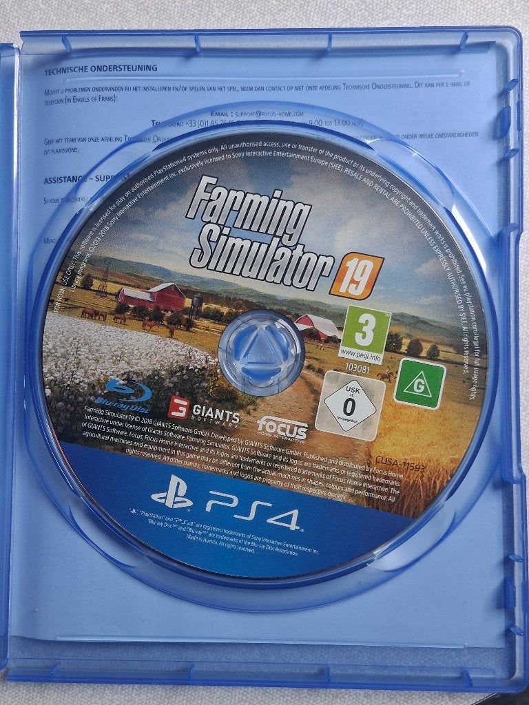 Farming simulator 19 te koop, Ophalen, Gebruikt, 1 speler, Eén computer