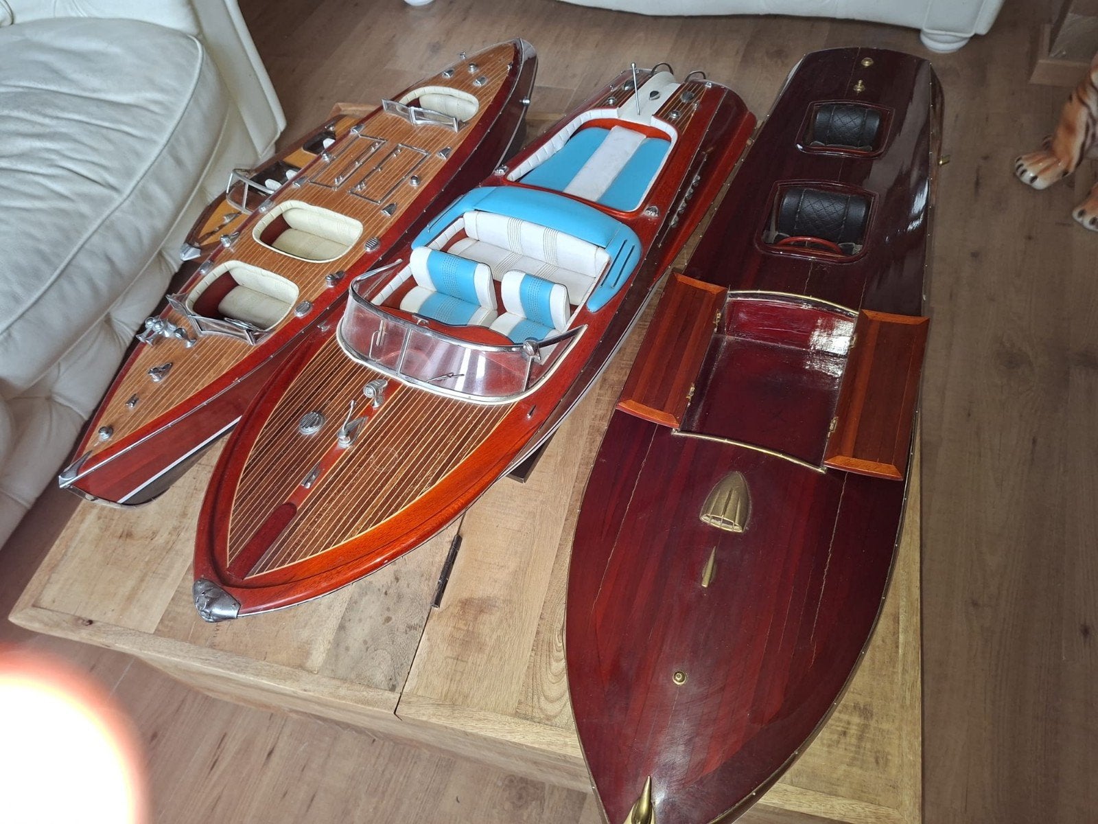 Set van 3 Riva modelboten - Aquarama en andere klassiekers, Ophalen of Verzenden, Gebruikt
