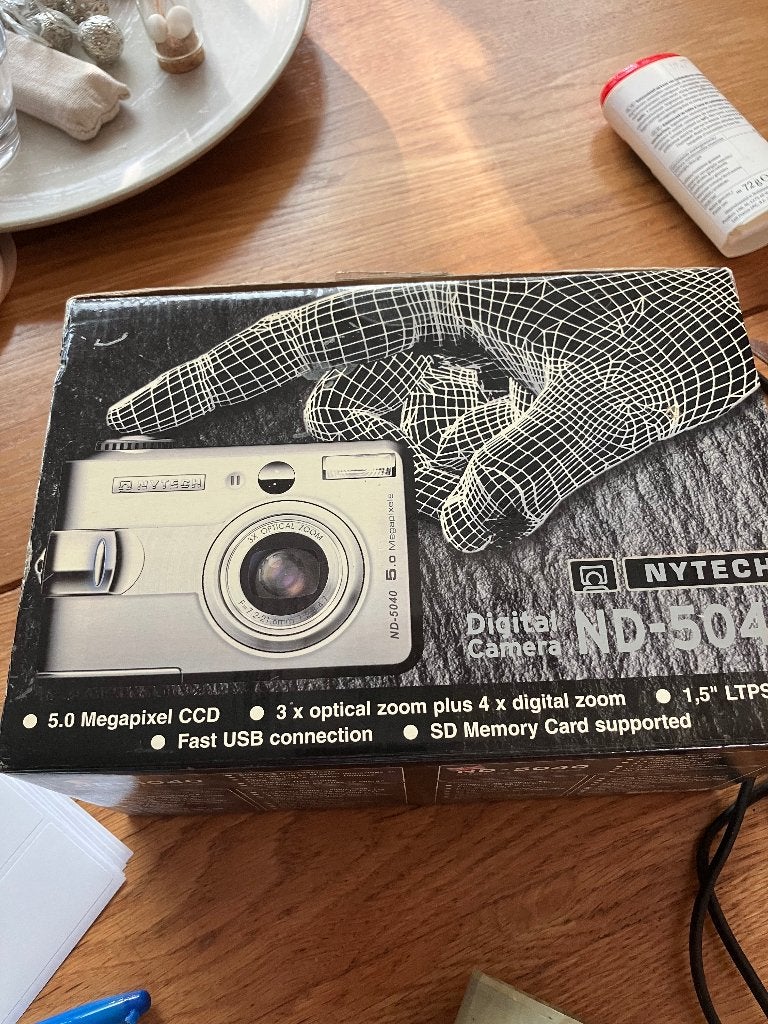 NYTECH ND-5040 Digitale Camera 5.0 Megapixel CCD, Ophalen of Verzenden, Gebruikt