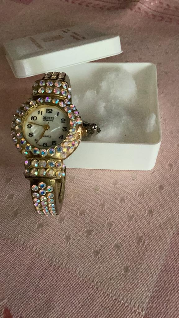Armband horloge klem, Verzenden, Zo goed als nieuw