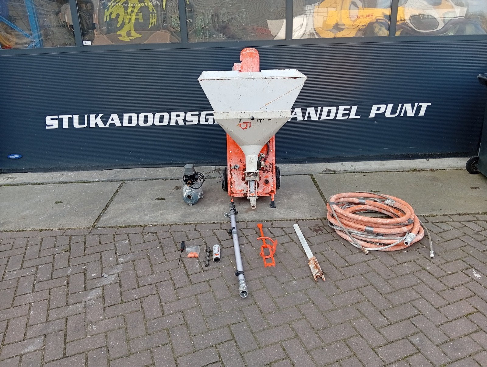 PFT Ritmo M gipsspuitmachine met nieuwe onderdelen, Ophalen of Verzenden
