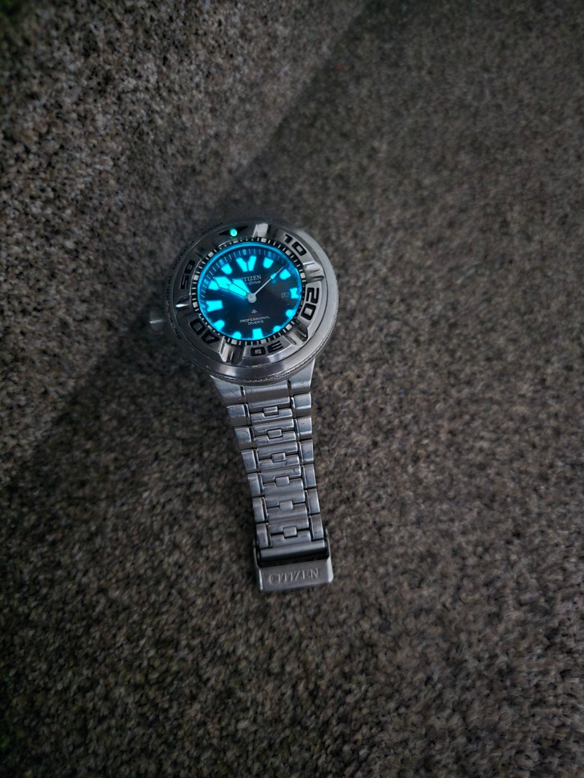 Citizen Eco-Drive Professional Duiker Horloge 300M, Staal, Gebruikt, Staal, Citizen