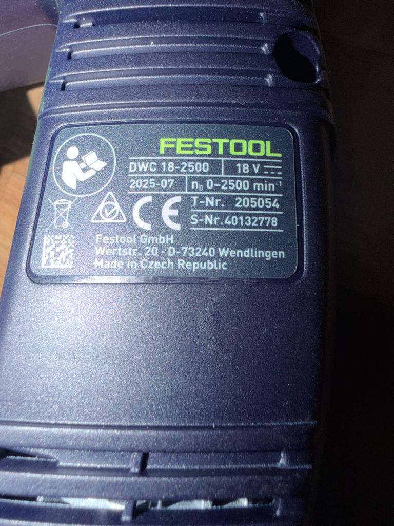 Festool DWC 18-2500 new  Duradrive Accu-schroefmachine, Ophalen of Verzenden, Zo goed als nieuw