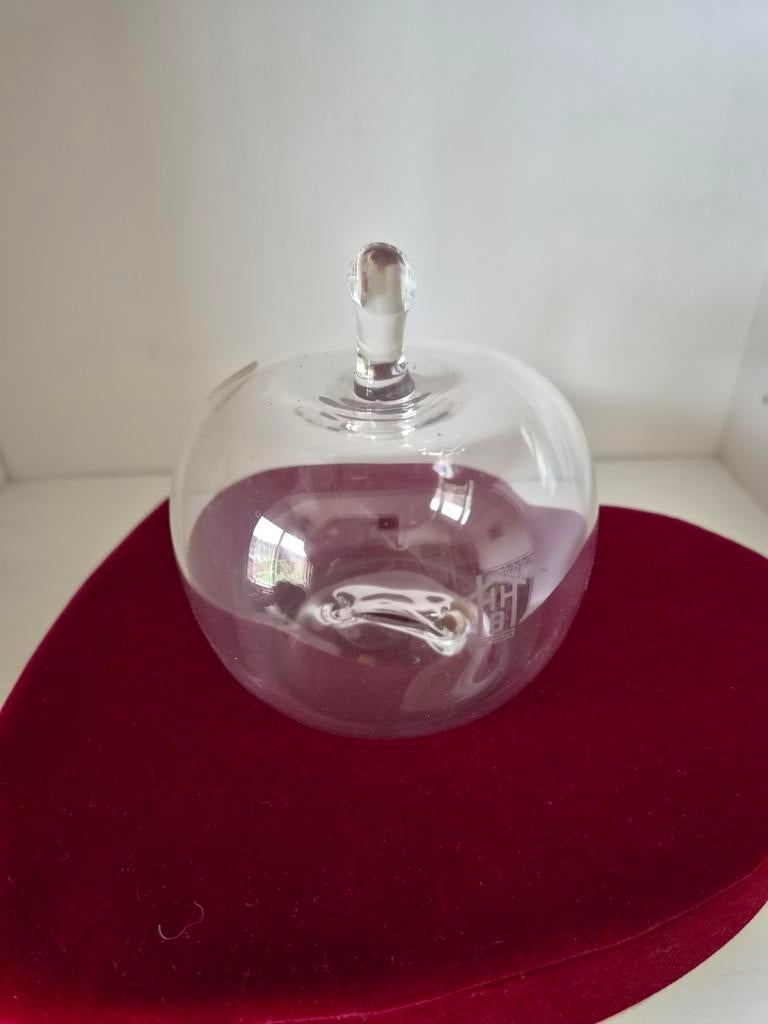 Glazen appel- Royal Leerdam, spaarappel, Ophalen of Verzenden