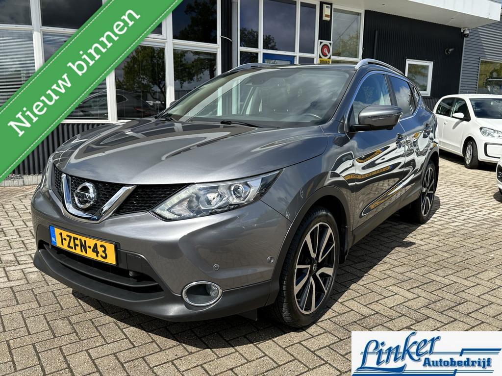 Nissan Qashqai 1.2 Tekna - NL-AUTO TREKH PANO CAMERA STOELVE, Auto's, Voorwielaandrijving, Euro 5, Gebruikt, 4 cilinders