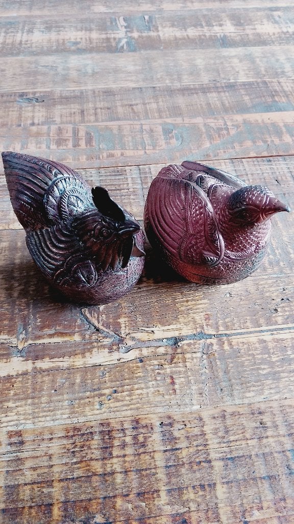 Antieke betelkauw betelnoot boxen Cambodja, Antiek en Kunst, Ophalen of Verzenden