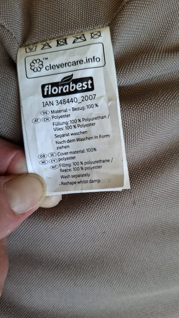 Florabest Palletkussens, Ophalen, Zo goed als nieuw