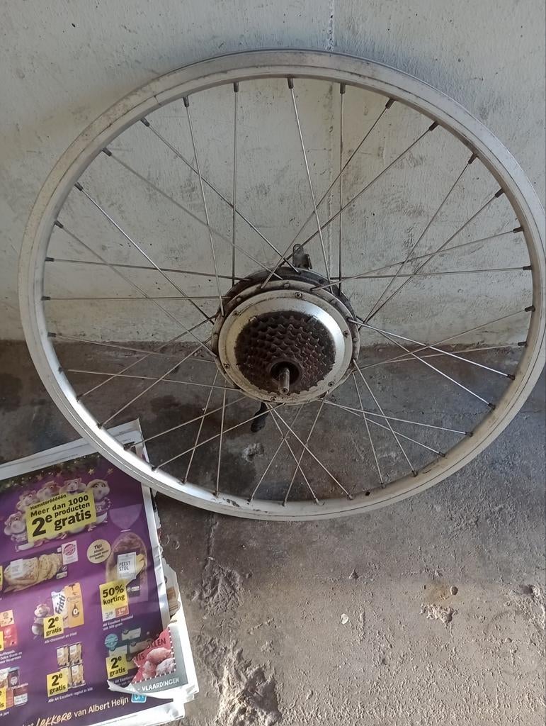 Fiets onderdelen achterwiel motor Sparta, Ophalen of Verzenden, Motor