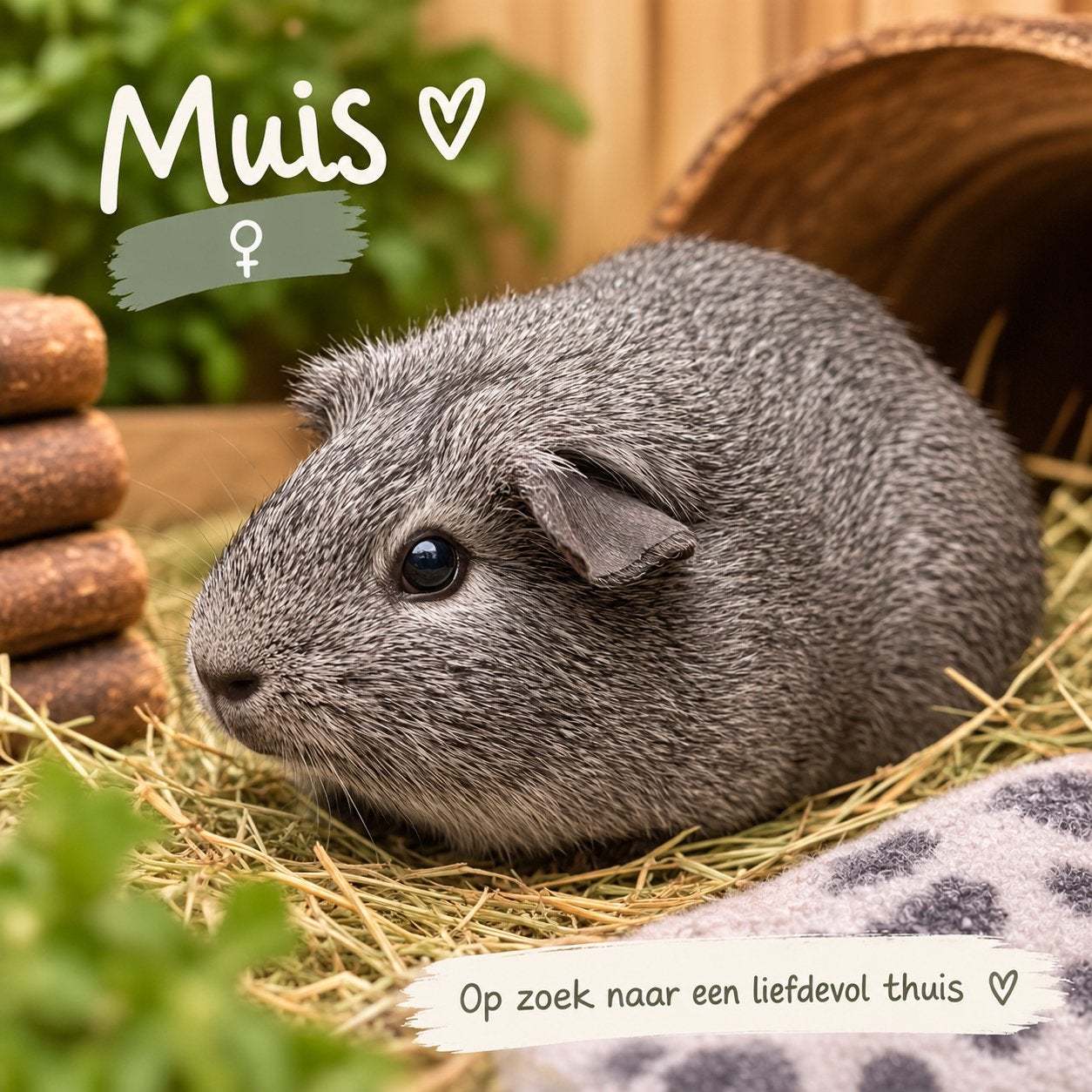 Opvang cavia zeugje, Muis, Dieren en Toebehoren, September, Vrouwelijk, Cavia
