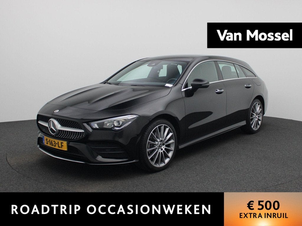 Mercedes-Benz CLA-klasse Shooting Brake 250 e AMG Line | PAN, Auto's, Gebruikt, Euro 6, 4 cilinders, Leder en Stof
