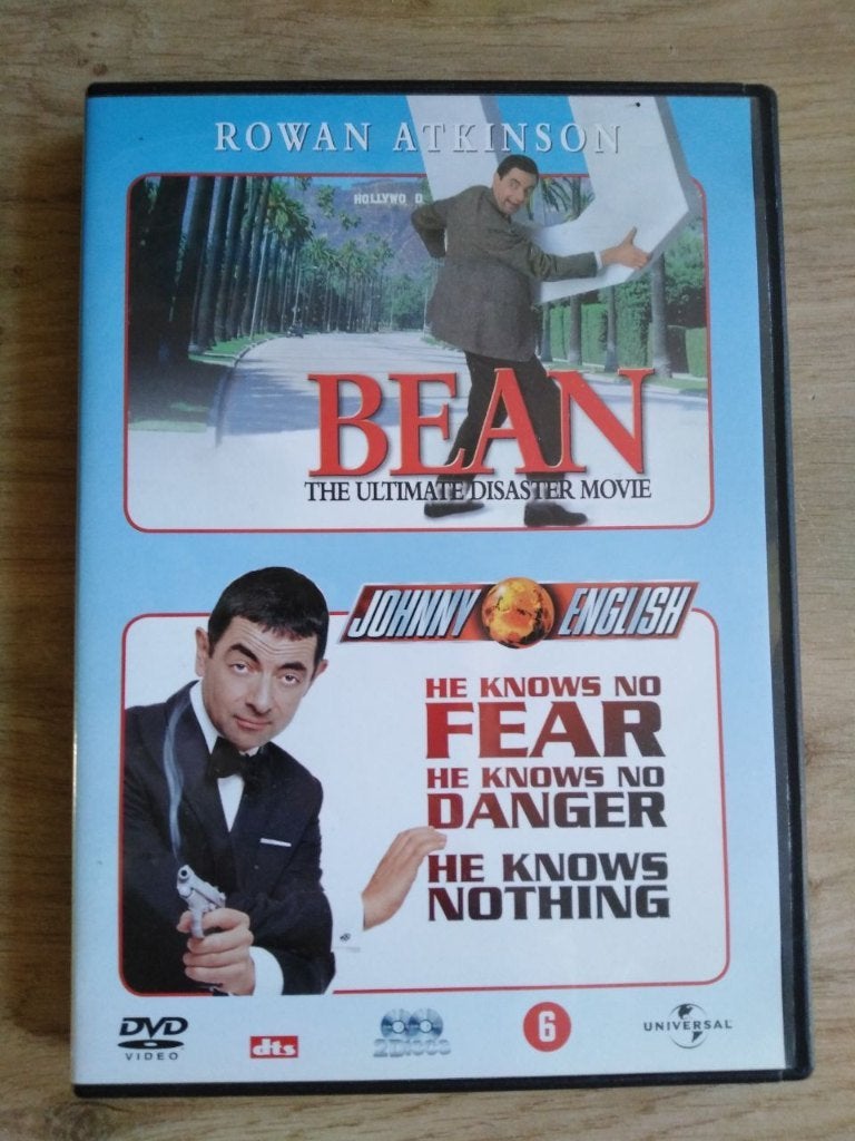 2 × DVD's | Mr. Bean Movie en Johnny English ( ZGAN ), Ophalen, Alle leeftijden, Nederlands, Zo goed als nieuw