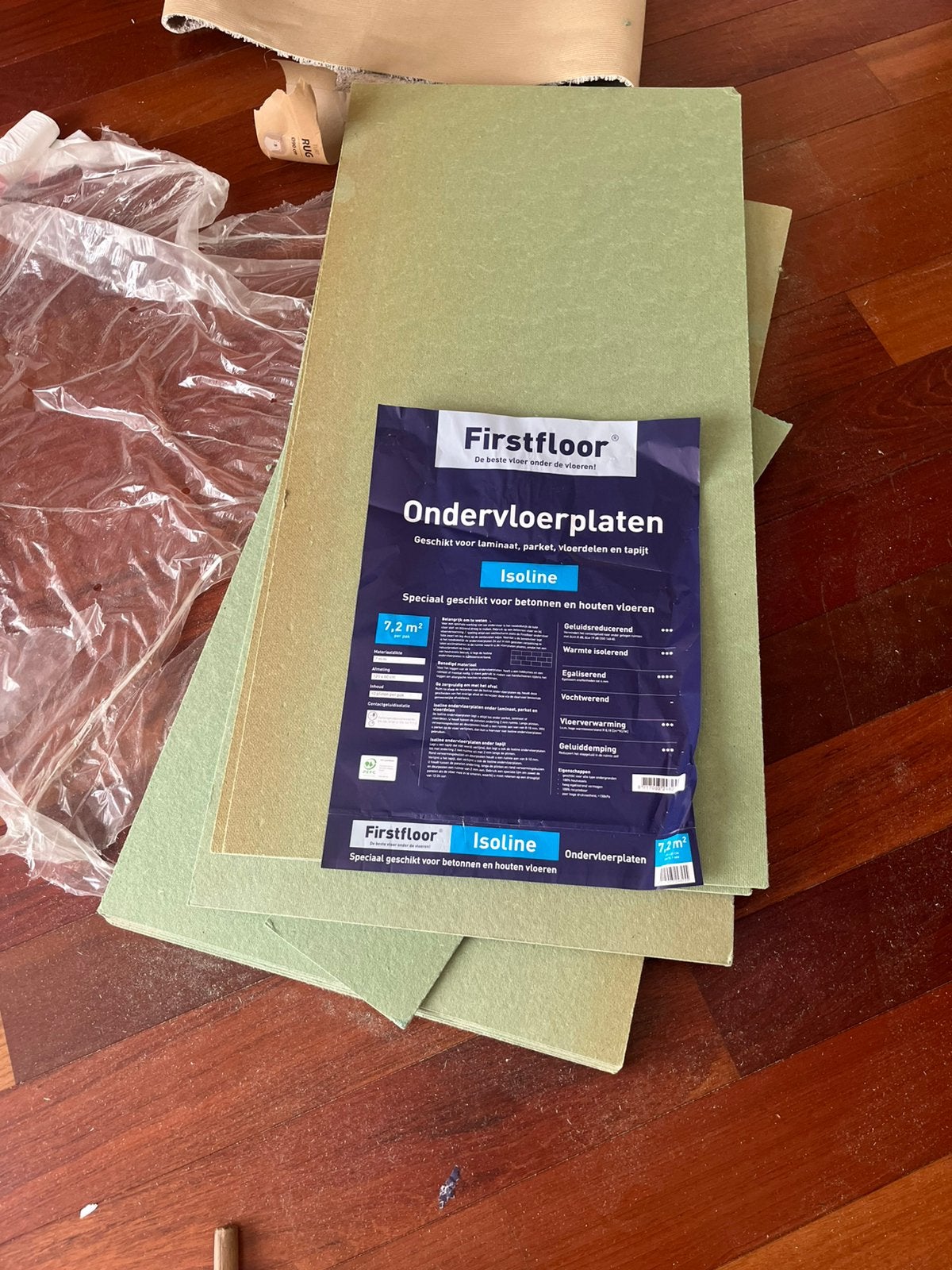 Gratis ondervloerplaten, Ophalen, 50 tot 150 cm, Nieuw, 10 tot 30 cm
