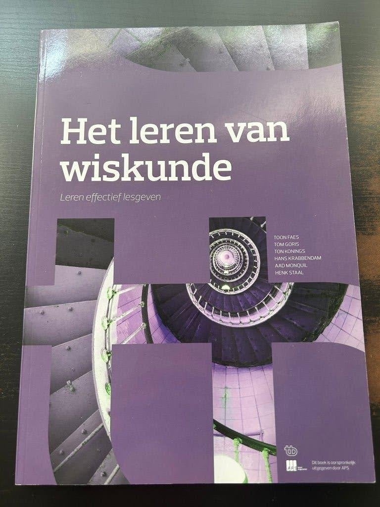 Het leren van wiskunde 9797090029820, Boeken, Verzenden, Beta, Zo goed als nieuw, HBO