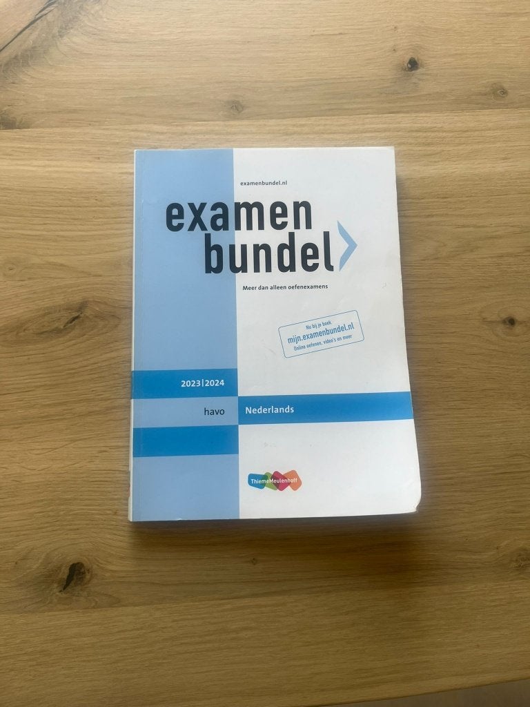 examenbundel havo Nederlands, Boeken, Verzenden, Zo goed als nieuw, Nederlands, HAVO