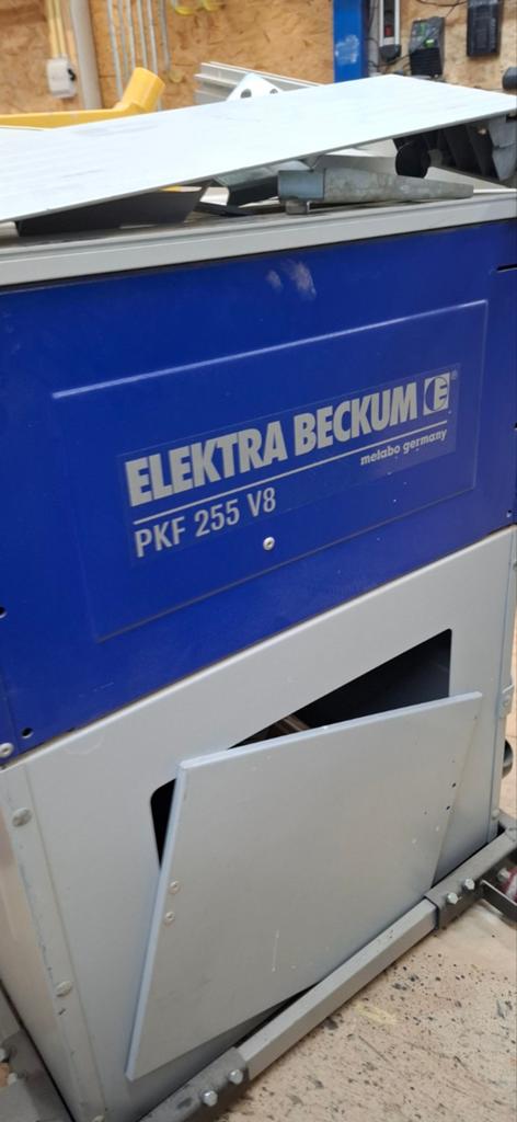 Elektra Beckum PKF 255 V8 Tafelzaag - Krachtig & Robuust, Doe-het-zelf en Verbouw, Ophalen, Elektra Beckum, Gebruikt, Cirkelzaag