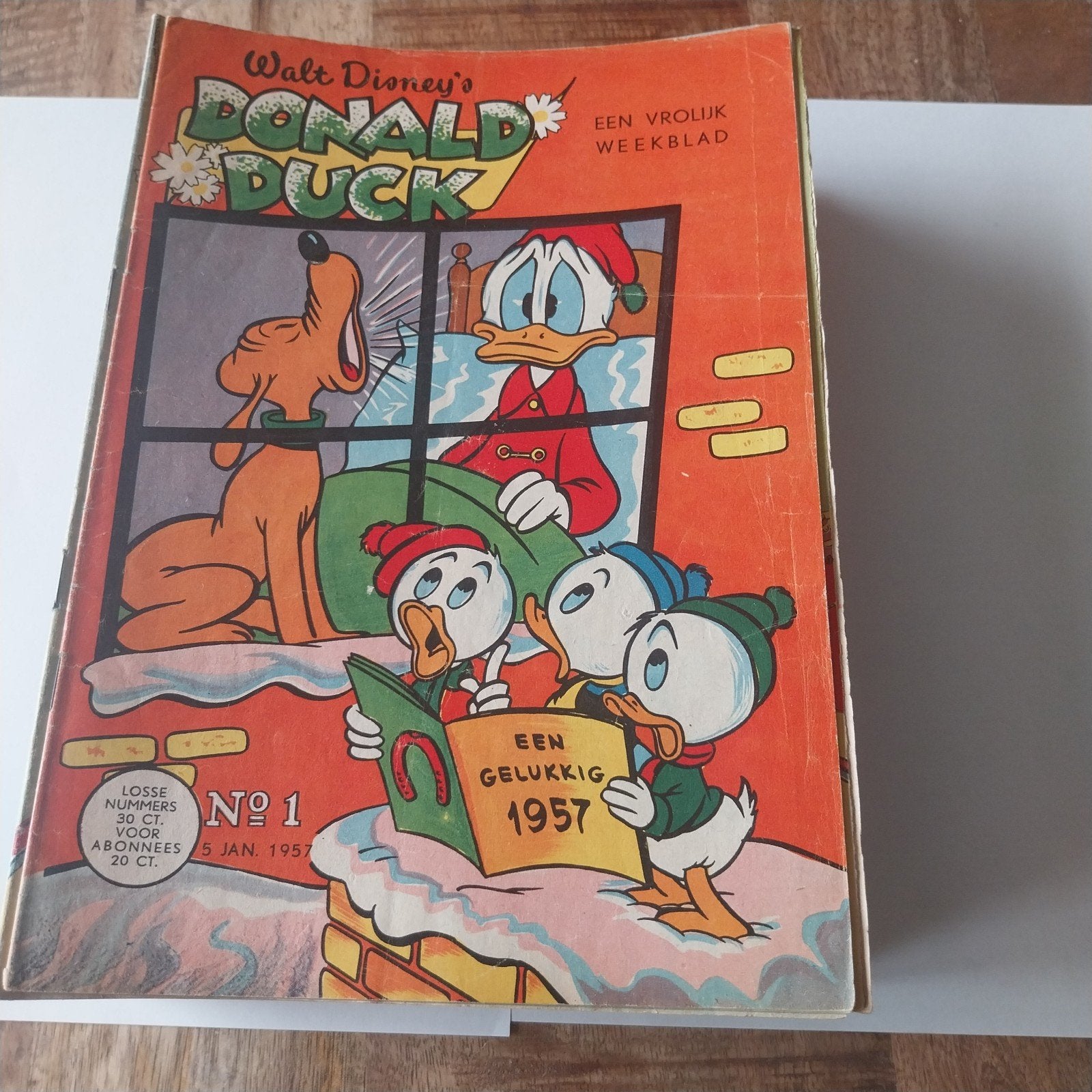 Donald duck weekblad 1957-compleet- fraai- zeer fraai, Complete serie of reeks, Ophalen of Verzenden, Gelezen, Europa
