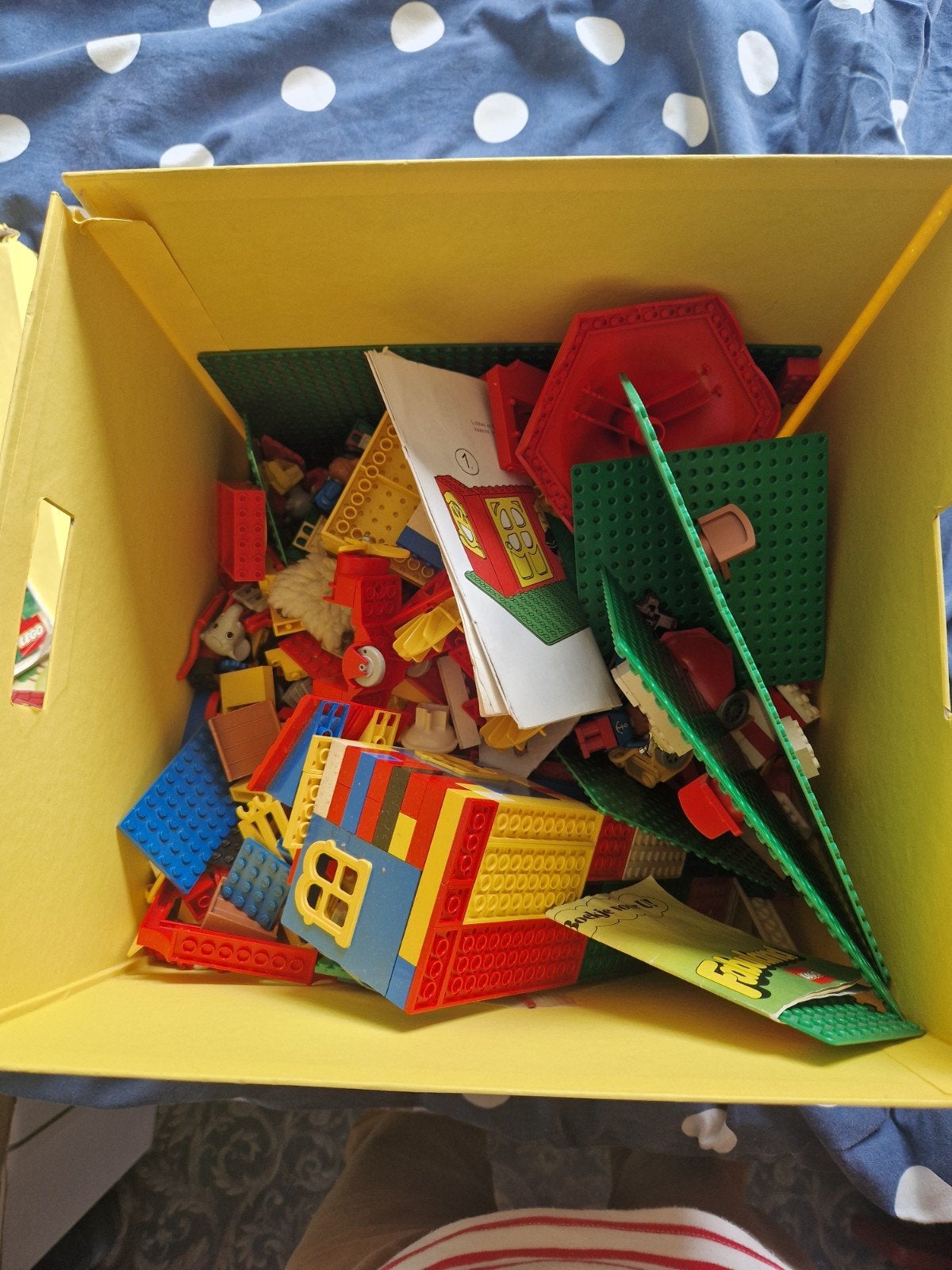 Grote doos vol LEGO Fabuland sets - diverse staat, Ophalen of Verzenden