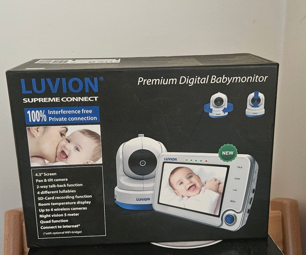 Luvion baby monitor, Ophalen, Zo goed als nieuw, 100 tot 250 meter